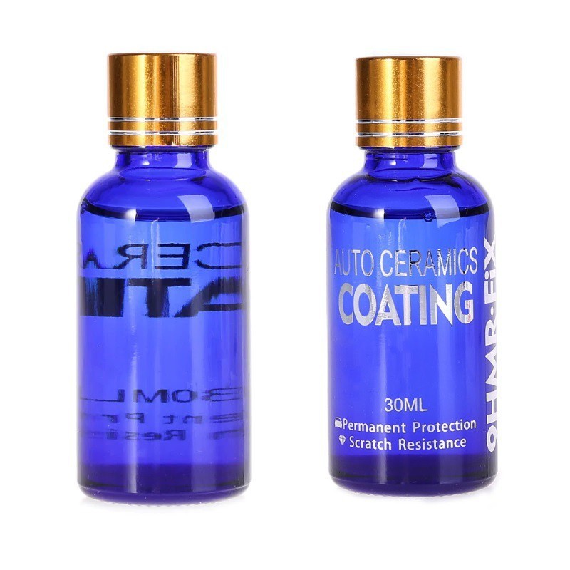 Dung Dịch Phủ Đánh Bóng Xe Ô Tô CERAMIC 30ML Đánh Bóng Bề Mặt Thân Xe, Giúp Xe Sáng Bóng Loại Bỏ Vết Trầy Xước