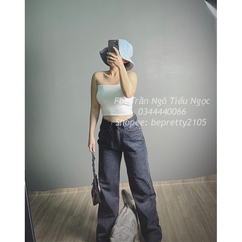 [ẢNH THẬT - VER.2] Áo ống trơn vải đẹp form dài (cao trên rốn) | BigBuy360 - bigbuy360.vn