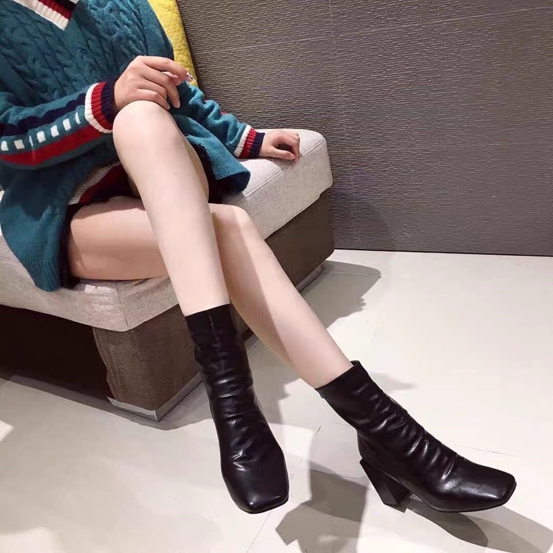 Giày Bốt Da Nhăn Cao Cấp | BigBuy360 - bigbuy360.vn