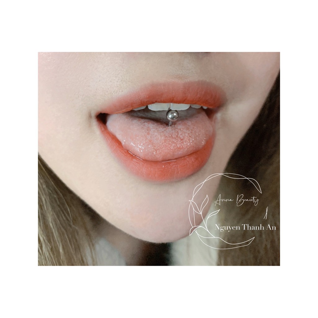 Khuyên lưỡi ngắn 14G dùng trong xỏ khuyên piercing - XUÂN SHOP #11051115411