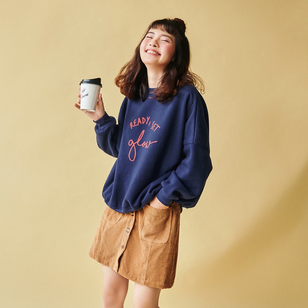 BLEUBIRD Chân váy nhung tăm Corduroy Skirt