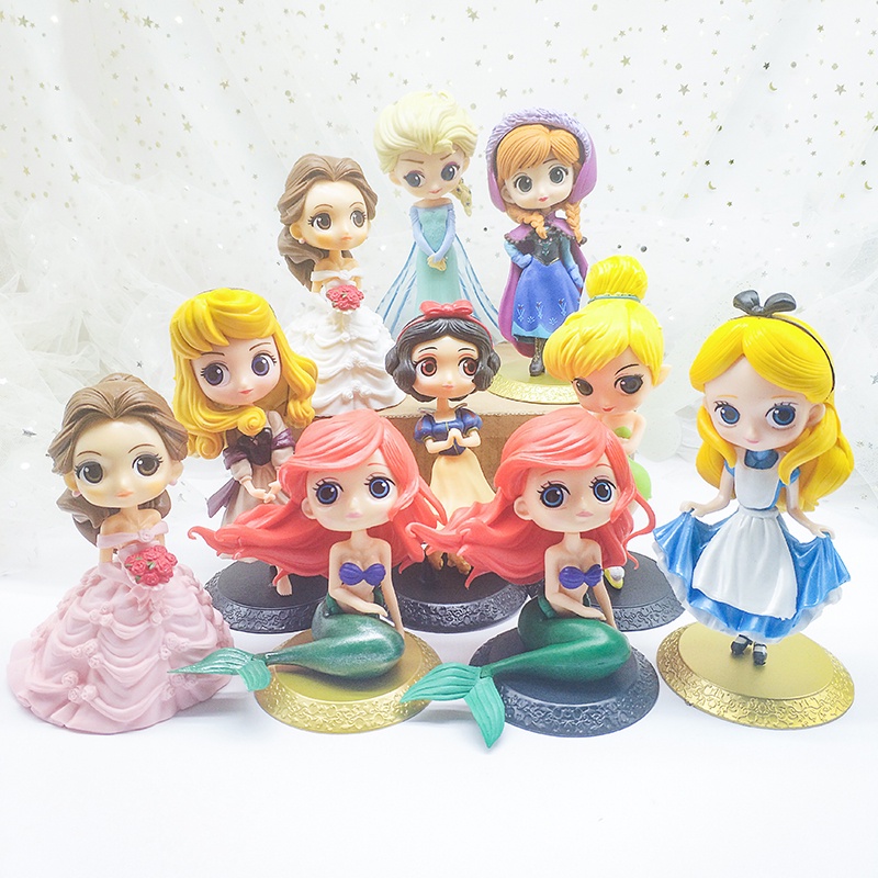 Mô Hình Công Chúa Disney Trang Trí Bánh Kem