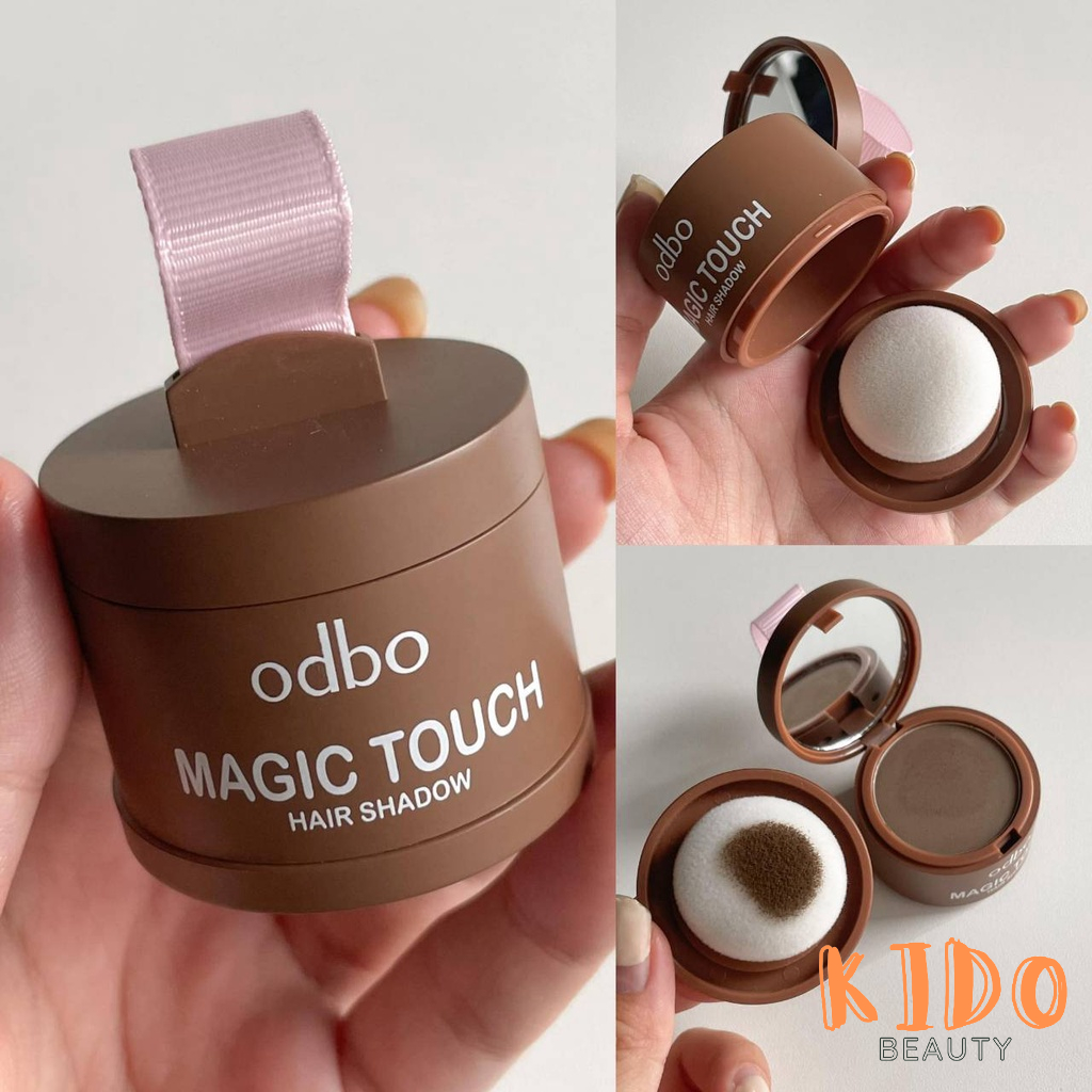 Phấn Che Khuyết Điểm Tóc Thưa & Hói ODBO Magic Touch Hair Shadow 3g Thái Lan | Phấn phủ che chân tóc