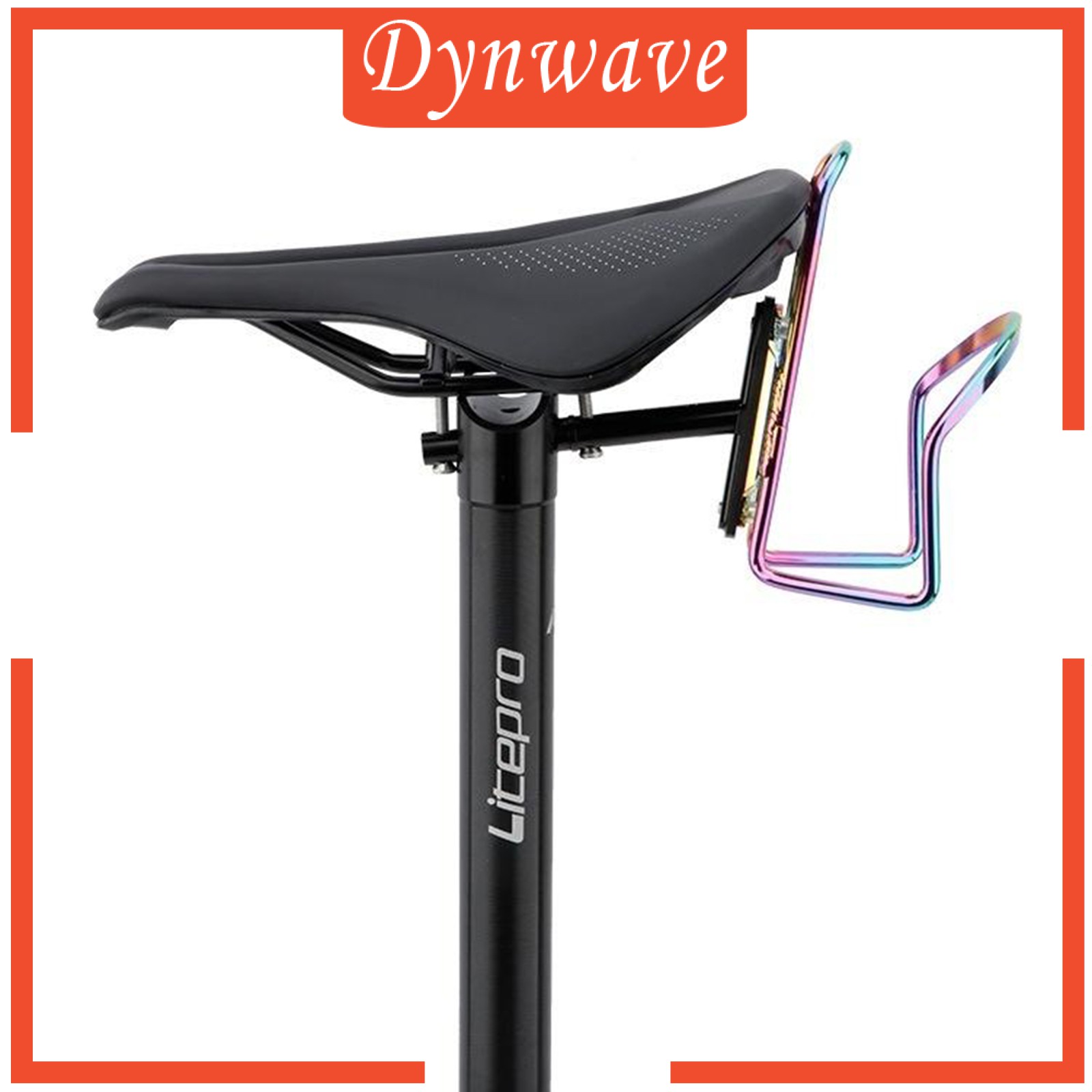 [DYNWAVE] Folding Bike Saddle Bicycle Cycle Bike Water Bottle Cage Mount Holders Adapter