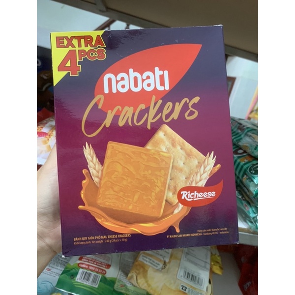Bánh quy giòn Nabati Cracker hộp 240g