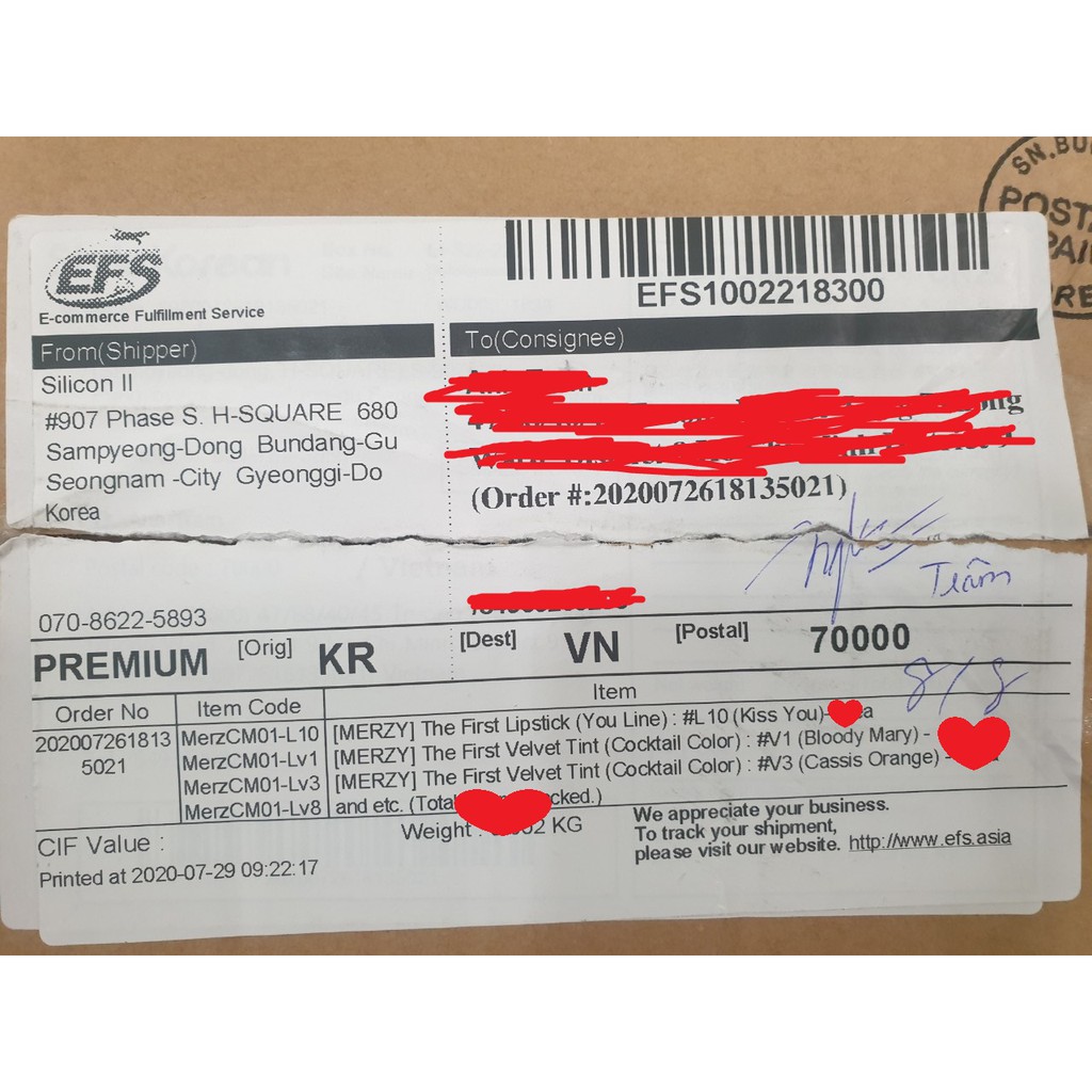 [XÁCH TAY HÀN QUỐC] Son Kem Lì Merzy Lên Màu Chuẩn Giữ Màu Lâu The First Velvet Tint | BigBuy360 - bigbuy360.vn