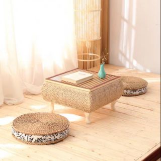 (Sẵn) Bộ bàn ghế cói cao cấp đặt phòng khách.