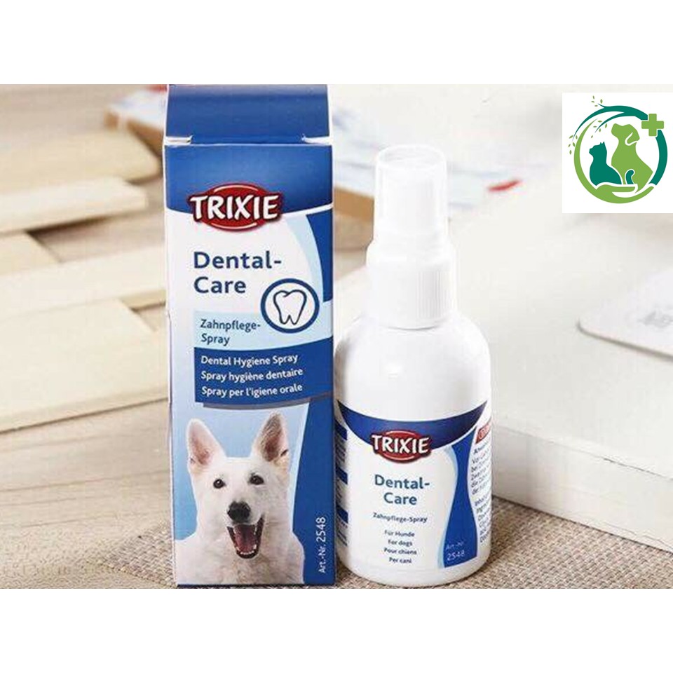 Xịt thơm miệng cho chó TRIXIE Dental Care Sạch răng, thơm miệng, hơi thở thơm mát dịu êm