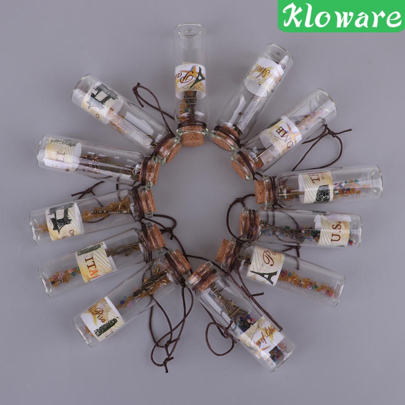 Set 12 lọ thủy tinh đựng điều ước phong cách vintage
