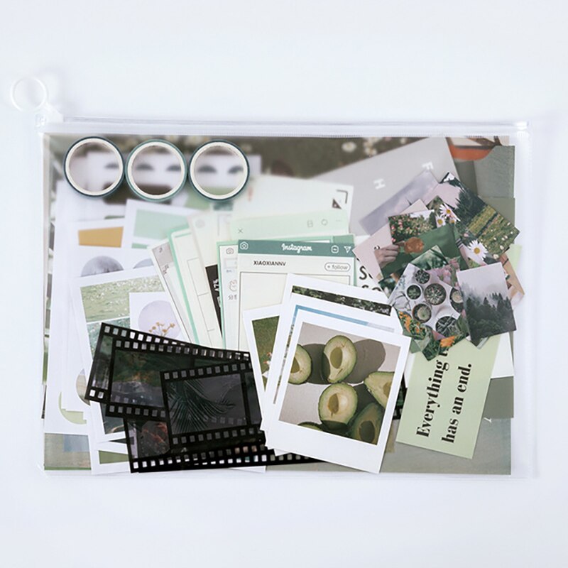 Set 64 miếng dán họa tiết dễ thương để trang trí thủ công