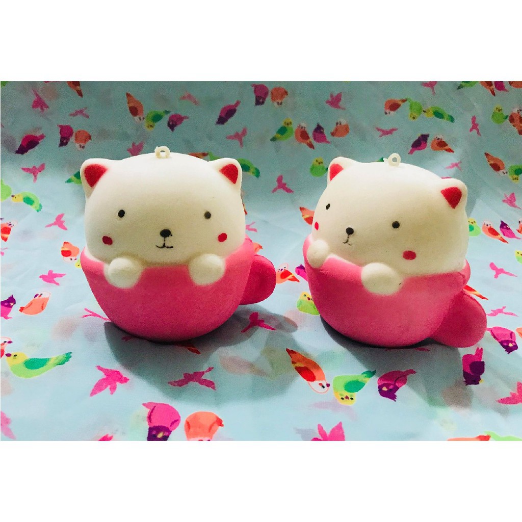 SQUISHY CỐC MÈO PHỐI MÀU DỄ THƯƠNG |shopee. Vn\Shopgiayred