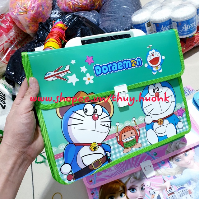 Cặp học thêm cho bé 2 ngăn tiện lợi