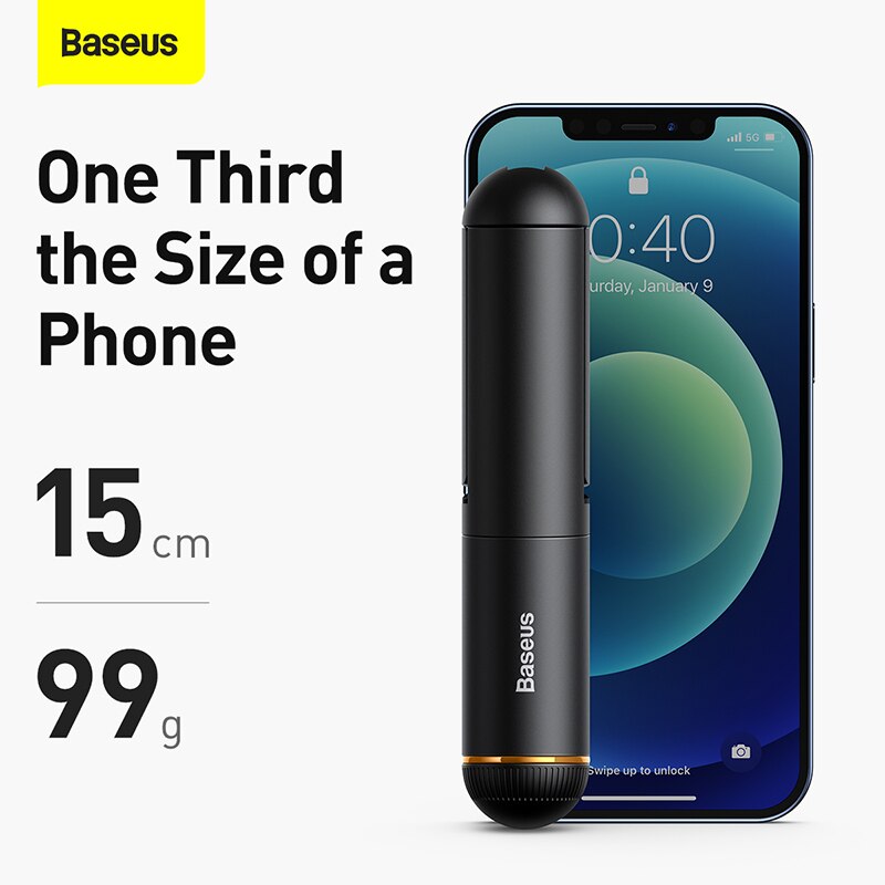 Gậy hỗ trợ chụp ảnh Baseus mini không dây Bluetooth có thể gập lại cầm tay mở rộng được cho iPhone 12 11 Pro Max Xiaomi | BigBuy360 - bigbuy360.vn