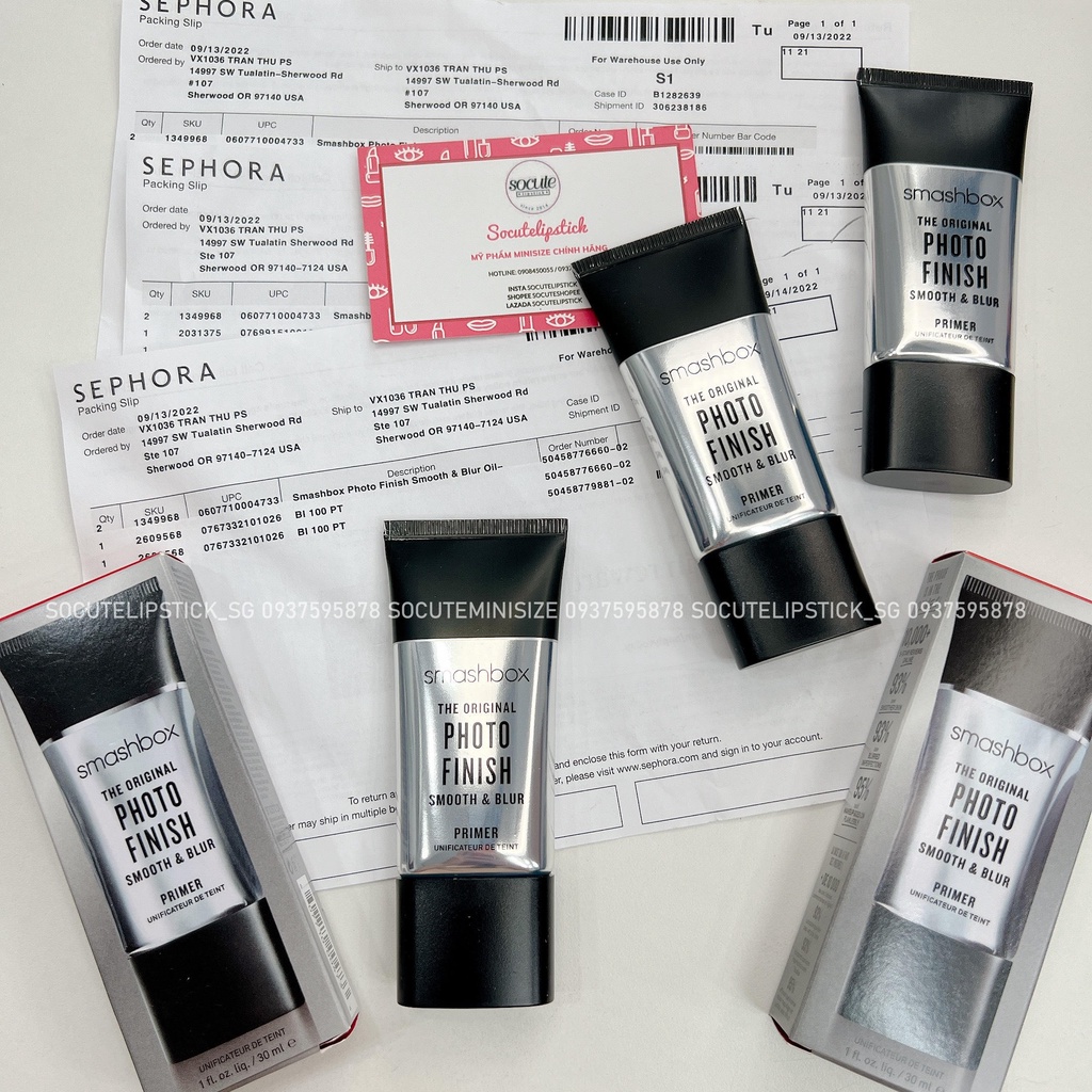 Kem Lót Smashbox Photo Finish Foundation Primer 5ml - Fullsize 30ml