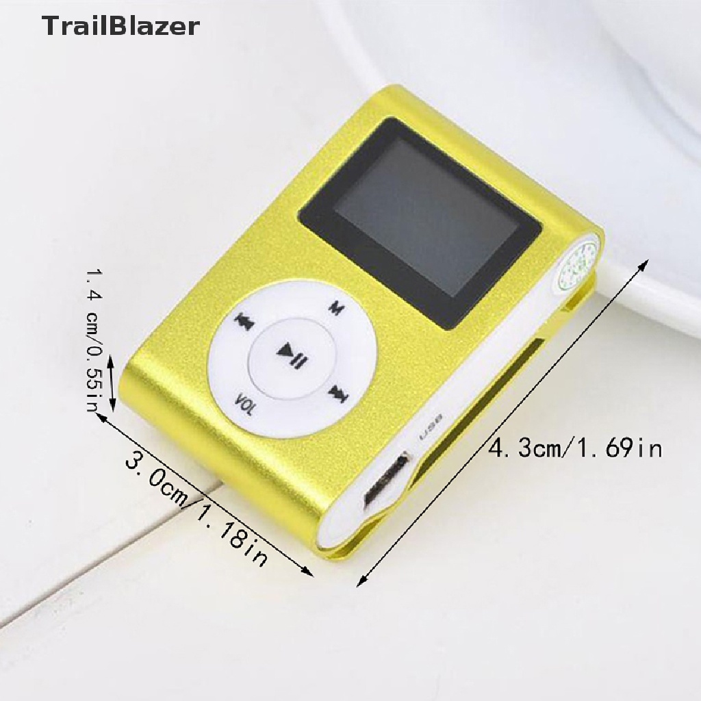Máy nghe nhạc mp3 mini hỗ trợ thẻ nhớ Micro Tf 32gb