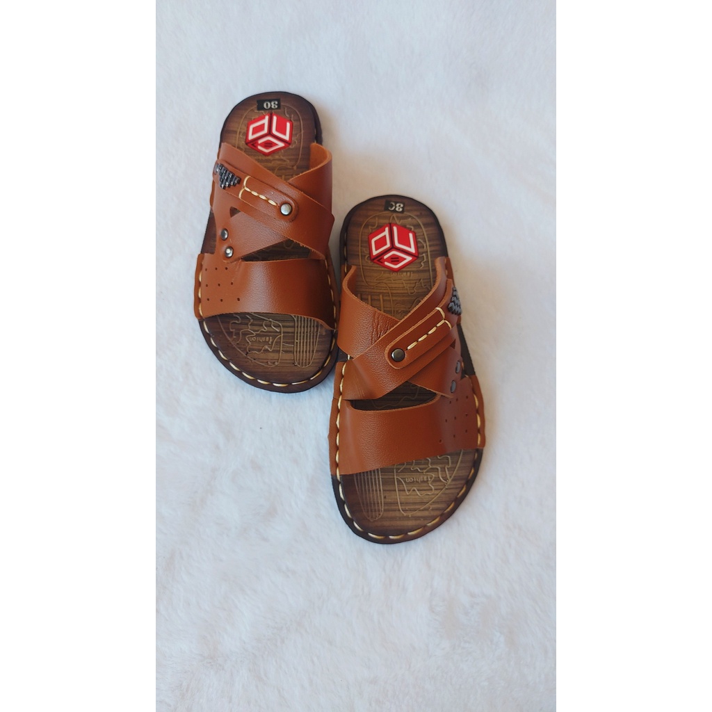 DÉP LÊ QUAI NGANG DL7P5 HỌA TIẾT LẬP PHƯƠNG cho bé