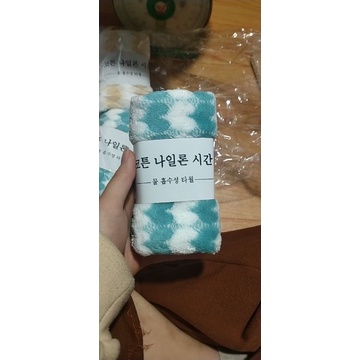 KHĂN MẶT LÔNG CỪU HÀN QUỐC COTTON SIÊU MIỀM MỊN THẤM NƯỚC