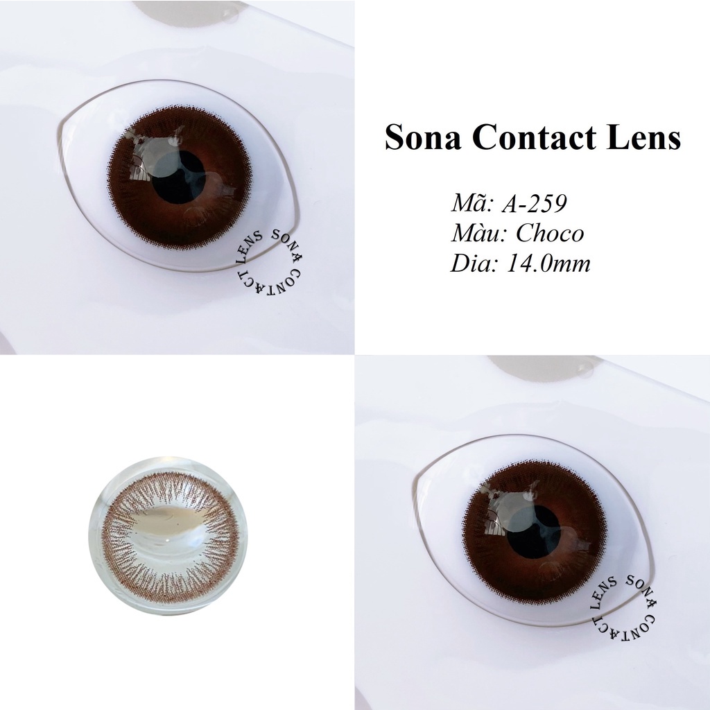Lens Choco A-259 [EXP 9/2023] (kính áp tròng Sona Hàn Quốc)