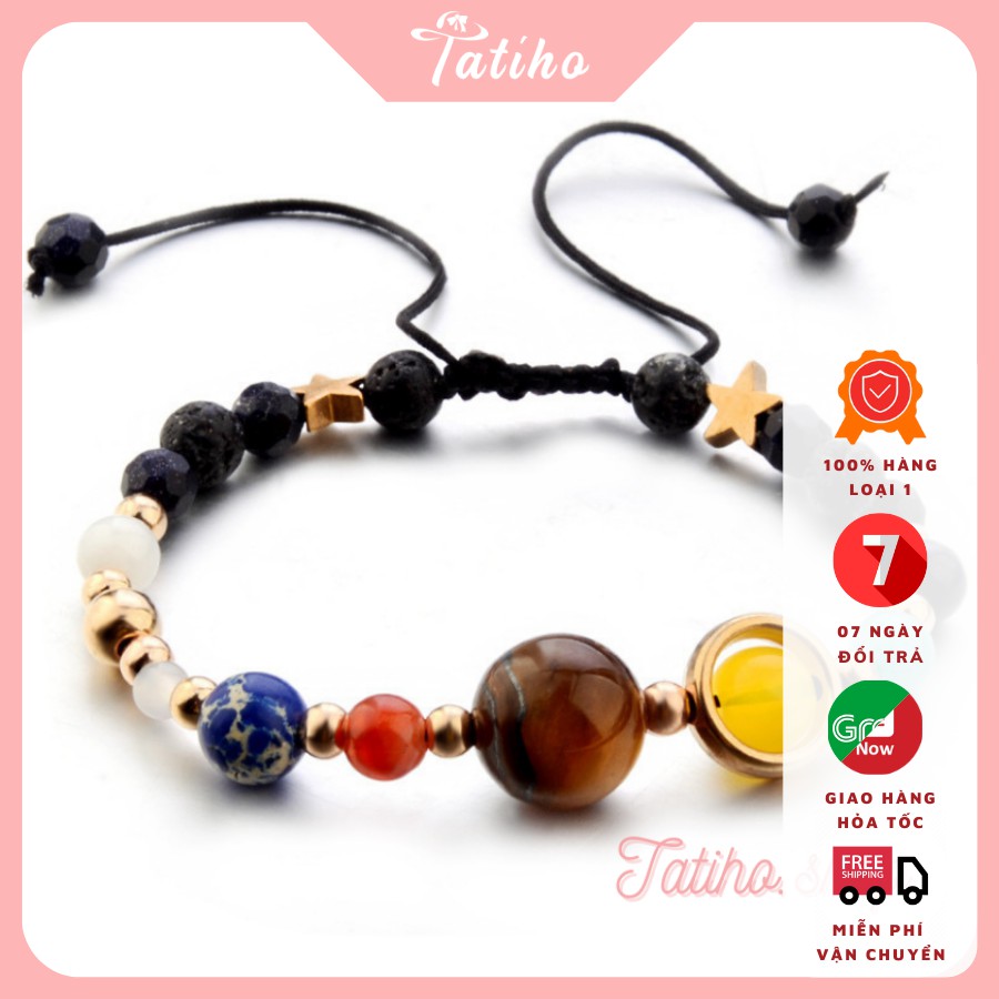 [Hàng Xịn, Giá Tốt] Vòng Tay (Chuỗi Hạt) Mặt Hình Vũ Trụ Galaxy Thời Trang - Mã VT001