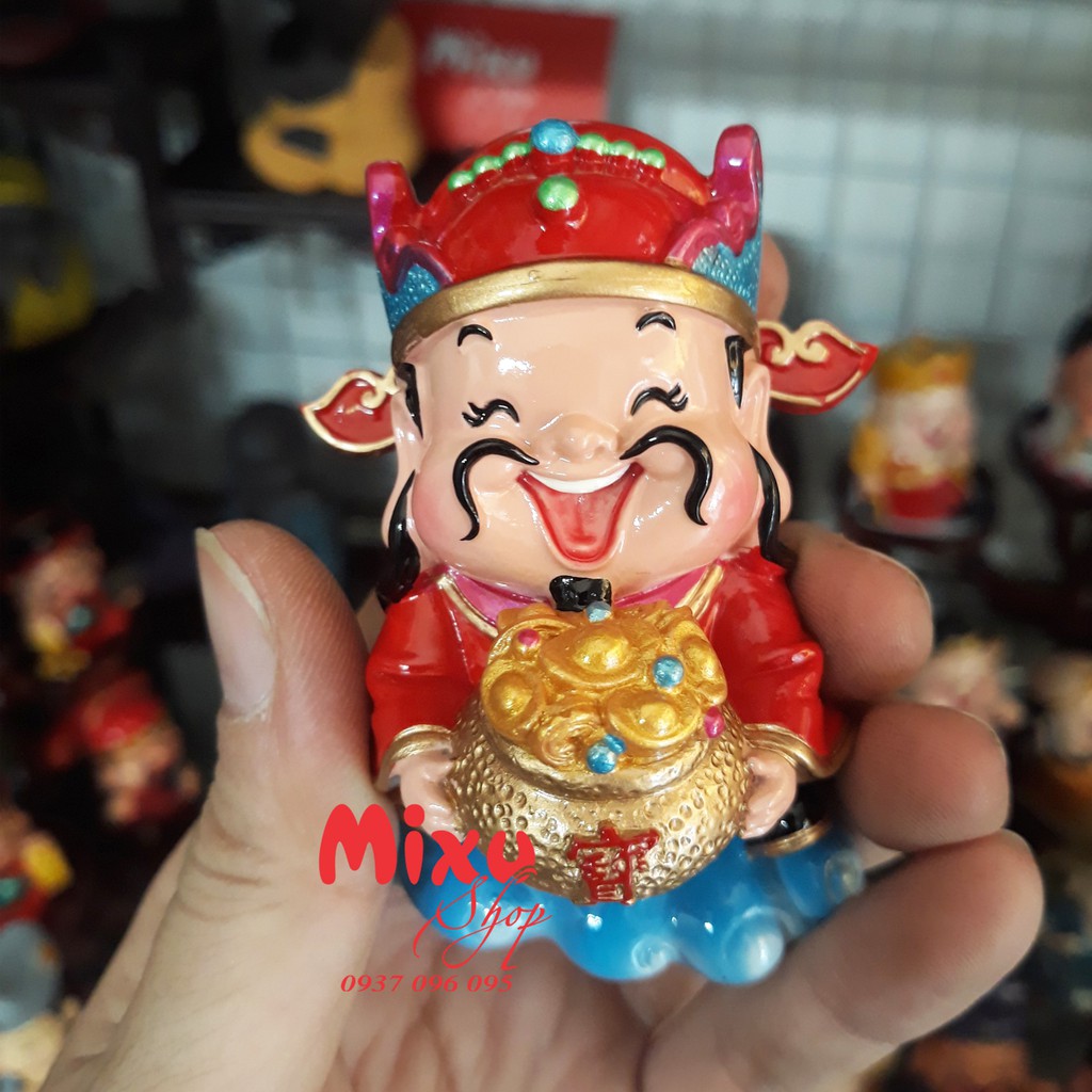 BỘ 05 TƯỢNG CHIBI THẦN TÀI 7.5CM