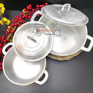  Bộ Nồi Gang đúc NGUYÊN KHỐI nấu CƠM SIÊU NGON. Dụng cụ nhà bếp đúc THỦ CÔNG đậm chất CỔ ĐIỂN