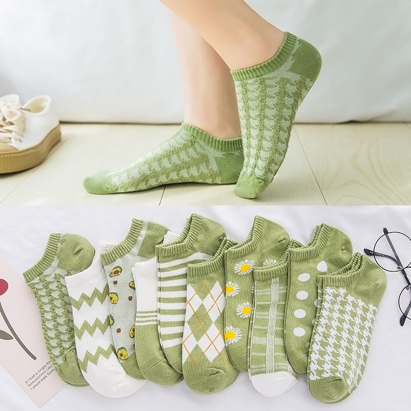 🎄Combo 5 Đôi Vớ Dưa hấu và Bơ xanh nhiều kiểu - Set tất trái cây giáng sinh 🧦