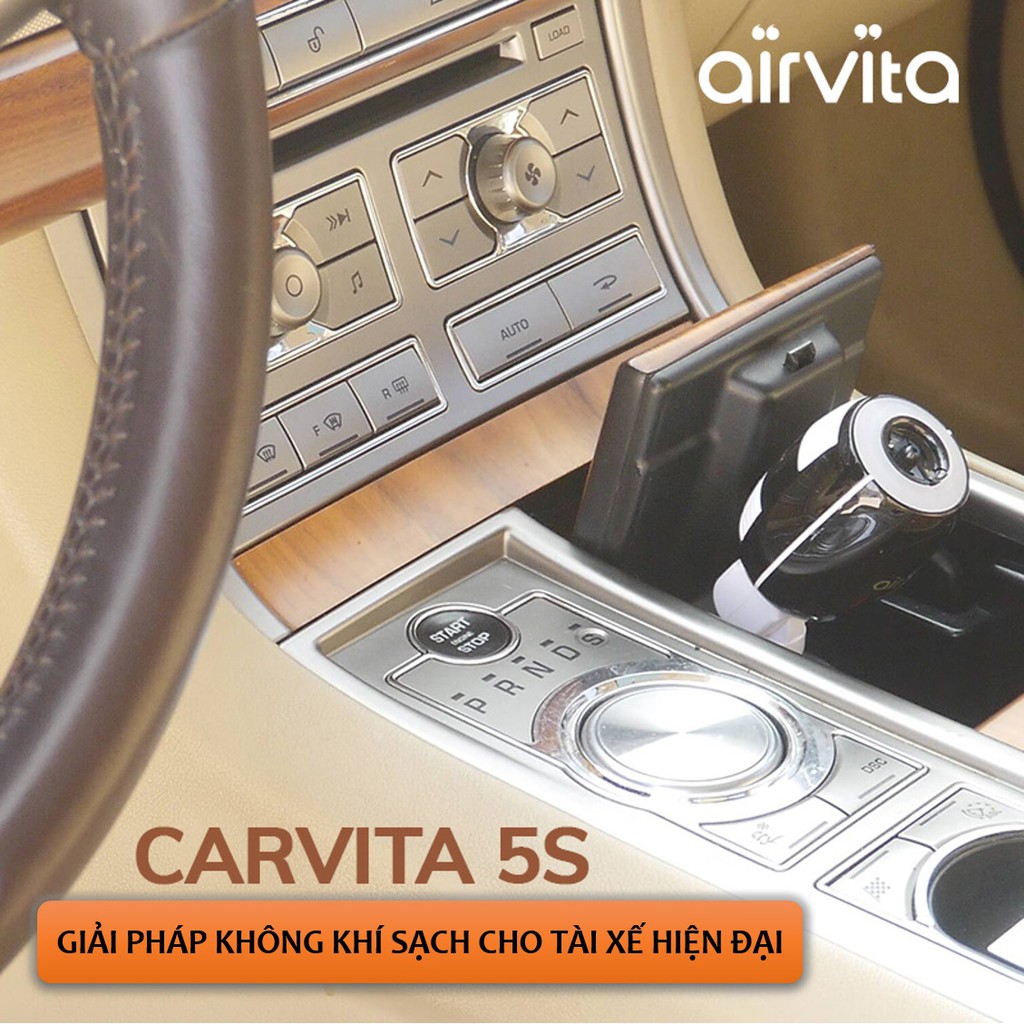 Máy lọc không khí ô tô Airvita Carvita 5S diệt khuẩn, khử mùi Hàn Quốc  - Hàng Nhập khẩu & Bảo hành chính hãng