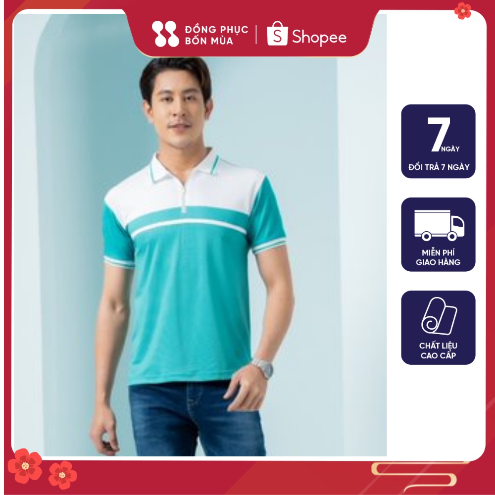 Áo Phông Nam / Nữ Polo Tay Ngắn Phong Cách Thời Trang chất liệu cotton cao cấp hàng sẵn kèm video