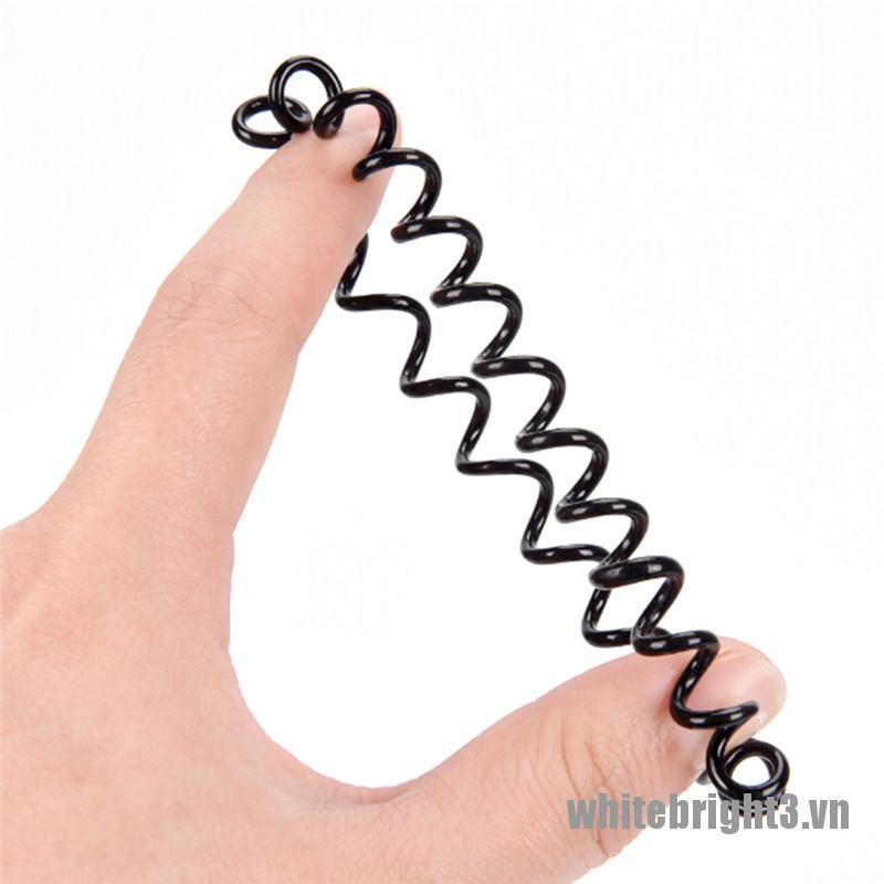 Bộ 10 Lò Xo Co Giãn Màu Trắng Chuyên Dụng Tạo Kiểu Tóc