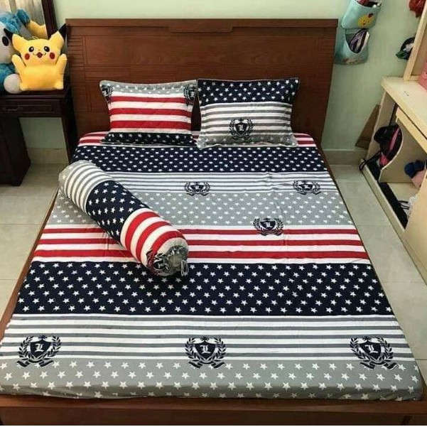 Bộ ga giường và vỏ gối poly cotton nhiều màu sắc và kích thước, drap chun bọc nệm giá rẻ | BigBuy360 - bigbuy360.vn