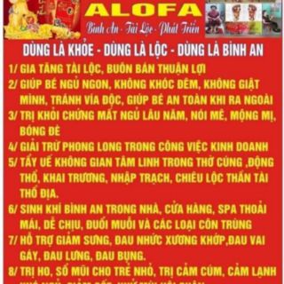Bột thảo dược phong thủy Alofa