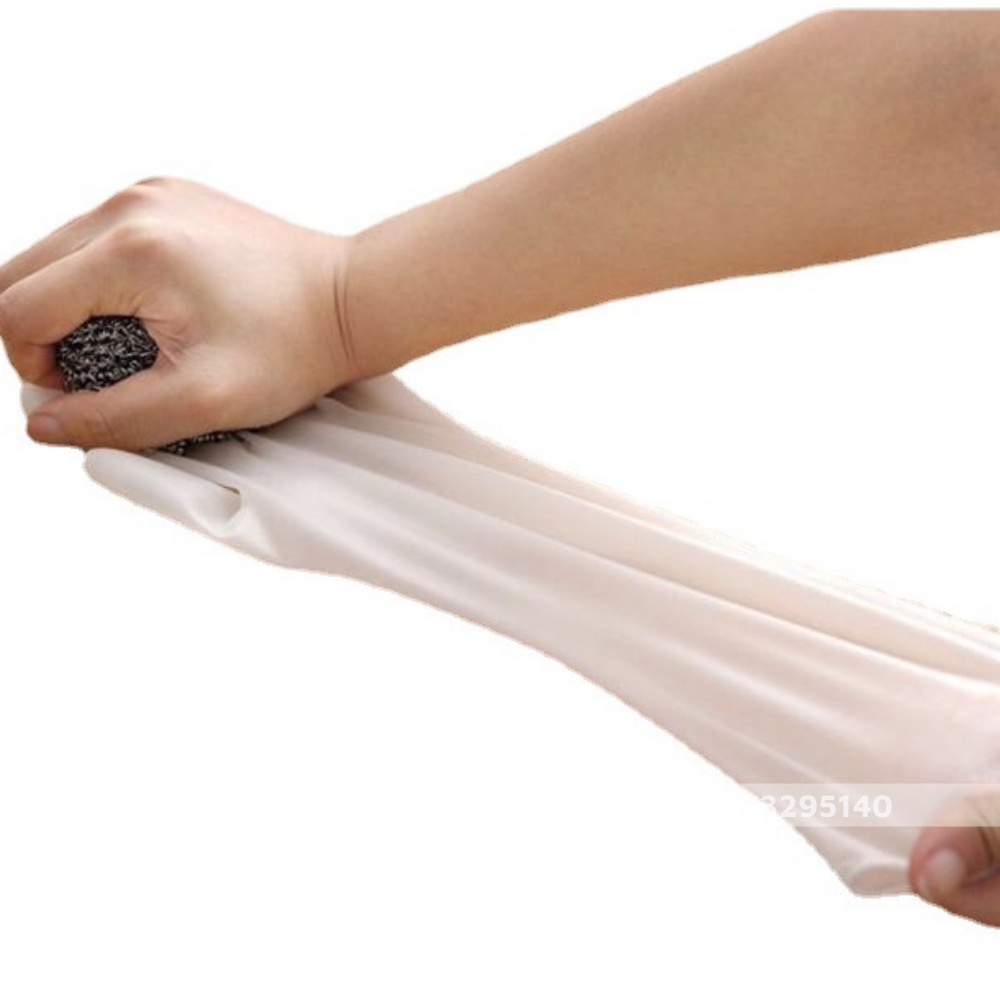 Găng tay cao su rửa chén siêu dai con hươu bền bỉ an toàn màu trắng tiện lợi