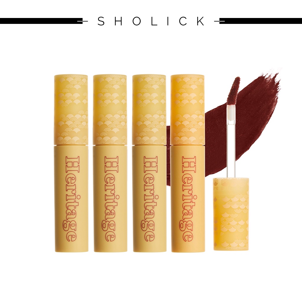 [Hàng mới về] Son Kem Mịn Như Nhung Heritage 4 Màu Thời Trang