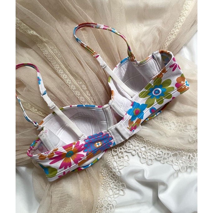 Áo ngực hoa sắc màu 2hand