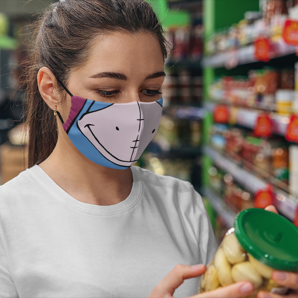 Khẩu trang thú cưng hoạt hình vui nhộn dễ thương cho bé trẻ em Disney CARTWELL bảo vệ toàn diện không đau tai dày 2 lớp