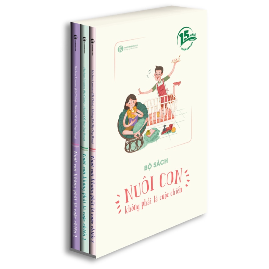 Sách - Bộ Sách Nuôi Con Không Phải Là Cuộc Chiến 2 (Bộ 3 Cuốn) (Phiên Bản Sinh Nhật 15 Năm ThaihaBooks) - THA