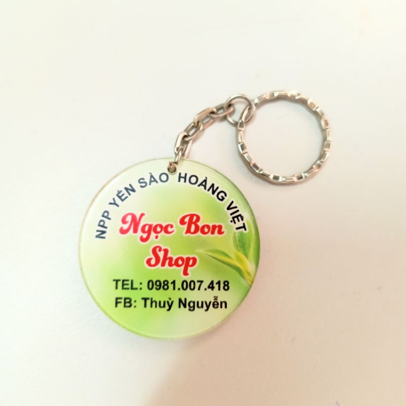 (Quà tặng) Móc khoá yến sào ngọc bon shop