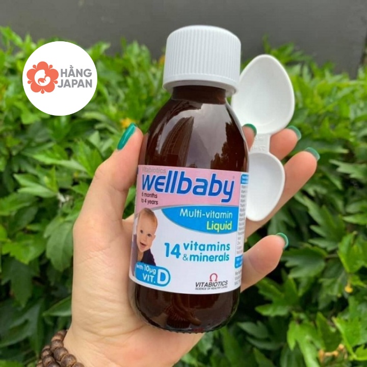 Vitamin tổng hợp cho bé Wellbaby Multi 14 Vitamin từ 6 tháng tuổi trở lên Hàng ANH