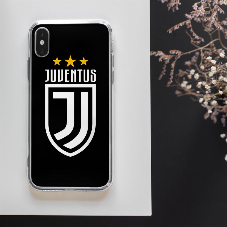 Ốp lưng logo CLB Juventus 3 sao siêu đẹp cho Iphone 5 6 7 8 Plus 11 12 Pro Max X Xr 87