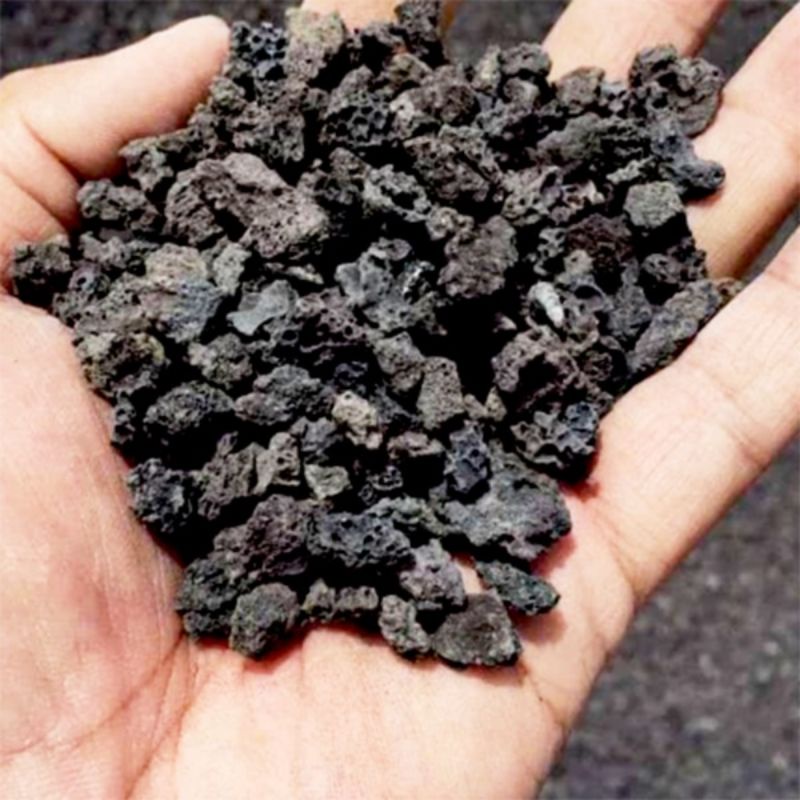 Đá nham thạch rải bề mặt cây xương rồng sen đá - 1kg đá nham thạch đỏ và đen sezi 3-6mm giữ ẩm cho cây và ngăn cỏ dại
