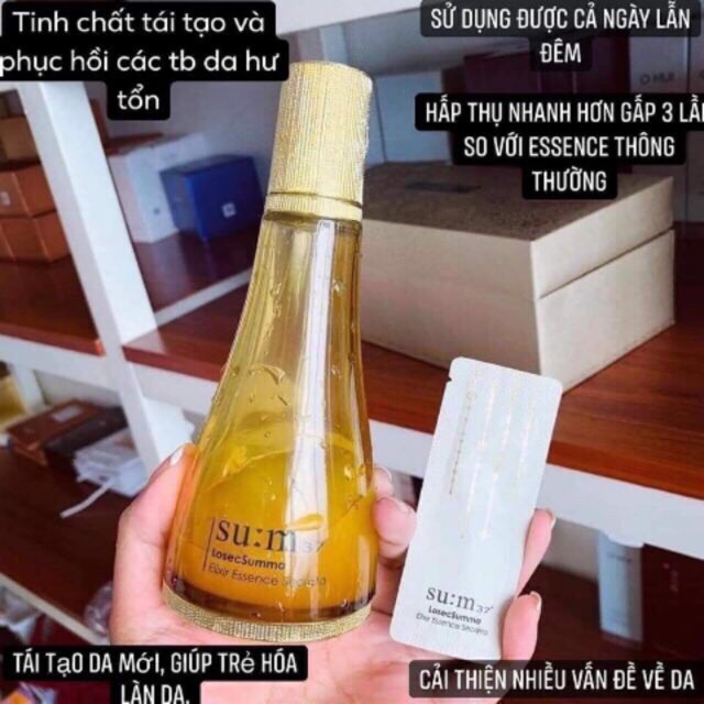 Combo 10 Gói Nước thần Sum Losec Summa Elixir Essence Secréta -Tinh chất tái tạo và phục hồi da hư tổn