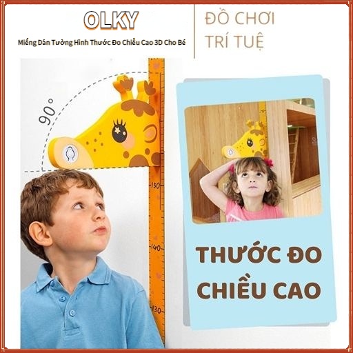 【sản phẩm mới nóng】 Miếng Dán Tường Hình Thước Đo Chiều Cao 3d Cho Bé,Thước đo chiều cao dán tường cho bé đồ chơi decal dán tường đo chiều cao trẻ em,Decal dán tường 3D thước đo chiều cao cho bé,Decal dán tường thước đo chiều cao trẻ em bé hình con vật