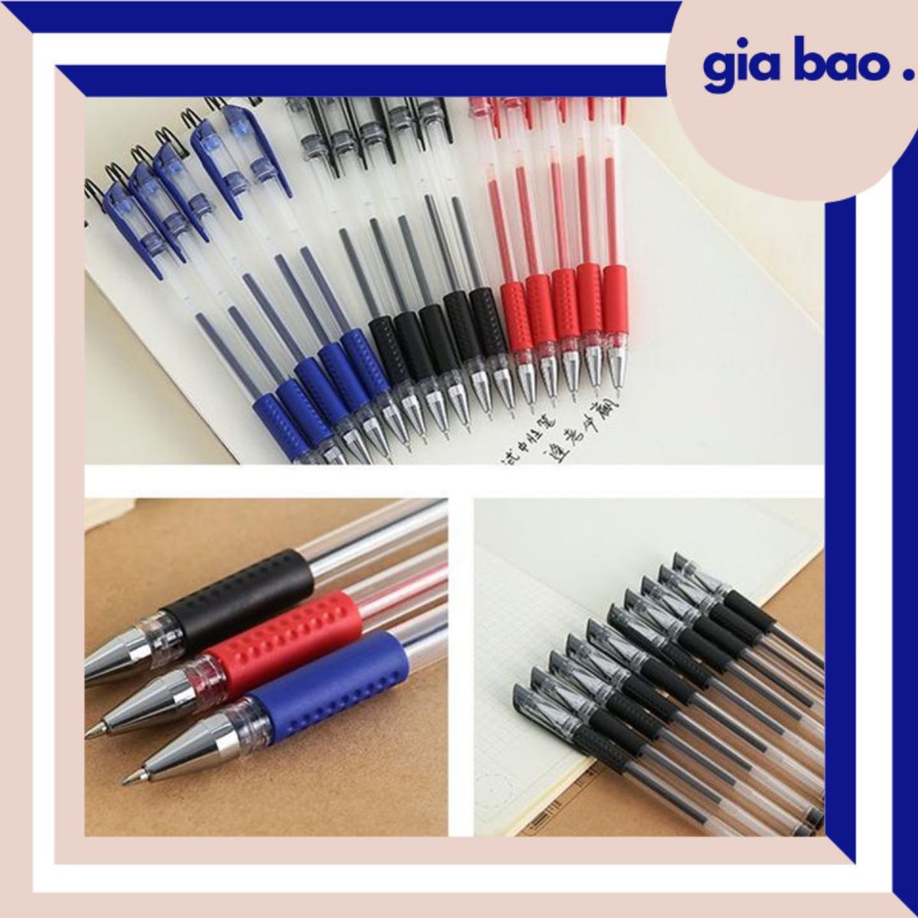 Combo 10 bút bi nước nét nhỏ