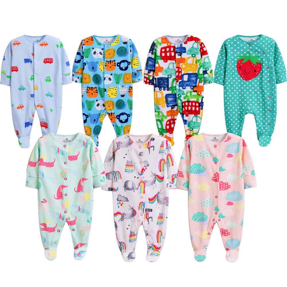 Đồ ngủ trẻ em cho bé trai bodysuit romper Dây chuyền sản xuất tiếp theo Chất lượng