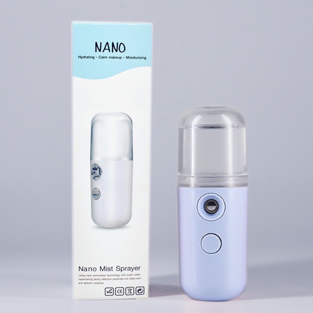 Máy Xông Mini Cầm Tay Tiện Lợi,Máy Phun Sương Xông Hơi Mặt NaNo Mini Cầm Tay Siêu rẻ