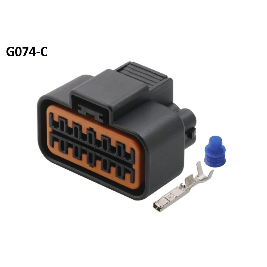 G074-Giắc cắm đèn pha ô tô 12 lỗ