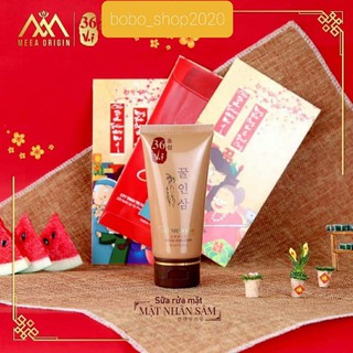 [chính hãng] sữa rửa mặt mật nhân sâm 36 vị+bông rửa mặt