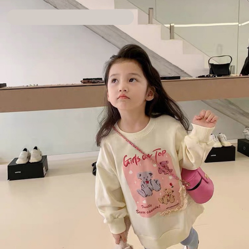 Áo nỉ bé gái sweater set gồm áo nỉ dáng dài mũ lưỡi trai chất nỉ cao cấp mềm mịn ấm áp JIMADO