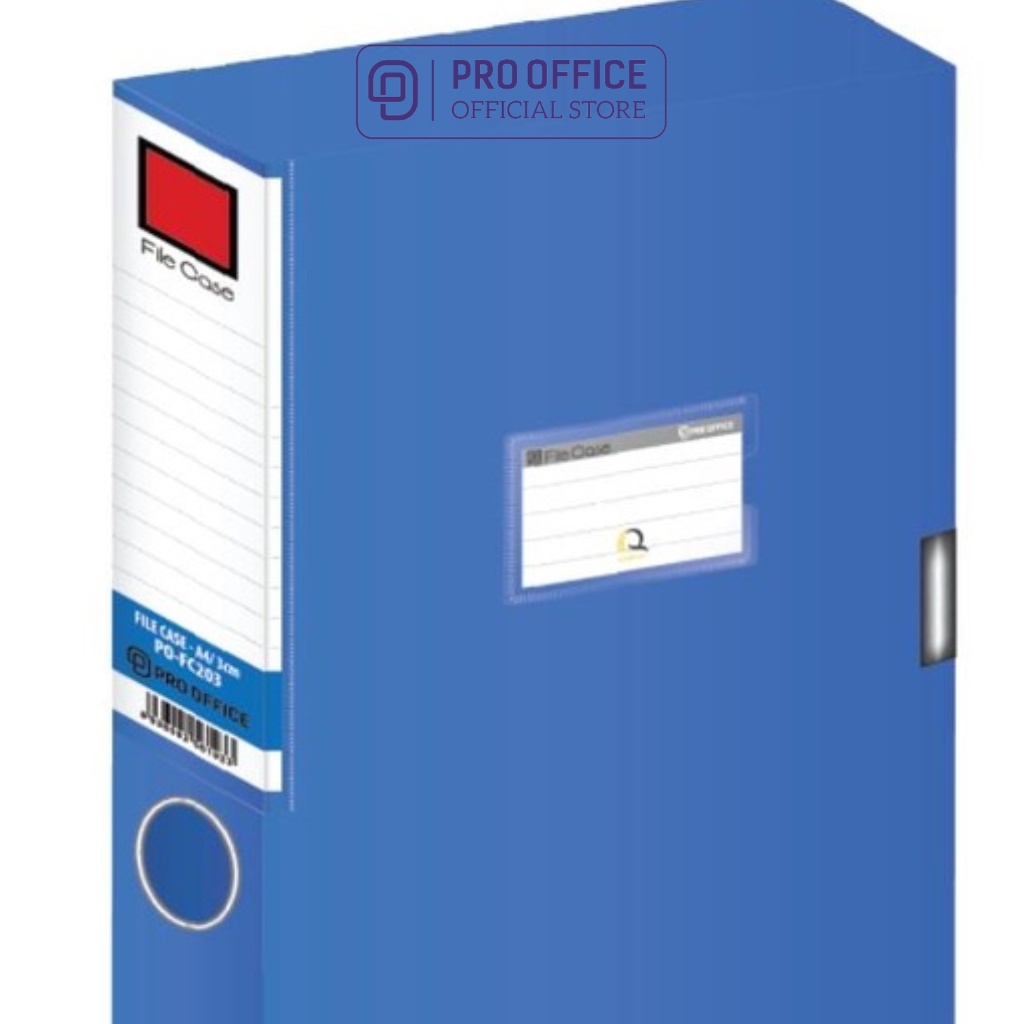 File Cặp Hộp Có Quai Xách Đựng Tài Liệu PRO OFFICE Chất Liệu Nhựa Cao Cấp, Bền Bỉ PO-FC305