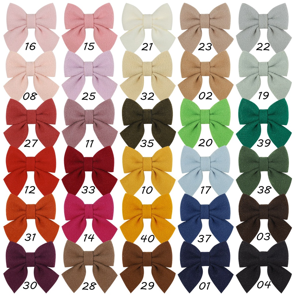 Kẹp tóc nơ RAINBOW BOWS dễ thương cho bé gái